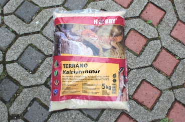 Terrano Kalzium Bodengrund 5 kg (natur)