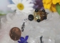 Preview: Glas-Anhänger - Schildkröte - aus Muranoglas, braun 25mm