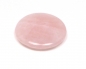 Preview: Scheibenstein Rosenquarz ca.3-5 x 5 cm groß (rosa, teildurchscheinend)