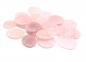 Preview: Scheibenstein Rosenquarz ca.3-5 x 5 cm groß (rosa, teildurchscheinend)