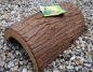 Preview: Batavia Tunnel, Mahagoni Holz, 35 cm, Bohrung 18cm (Hugro)