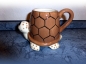 Preview: 1 Stück TURTLE TASSE Schildkröten Tasse 10cm braun/beige