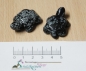 Preview: Schneeflockenobsidian Halbedelstein Schildkröte für Schmuckband