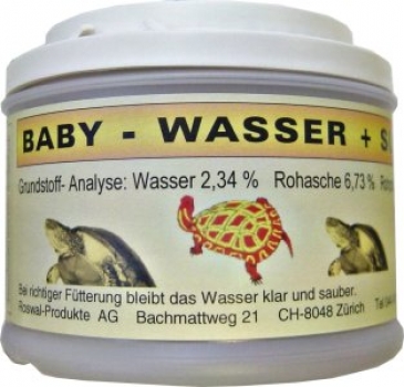 Baby Wasser + Sumpfschildkrötenfutter 130g