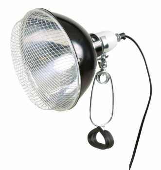Klemmlampe, ø 21cm, schwarz, m. Schutzgitter Trixie