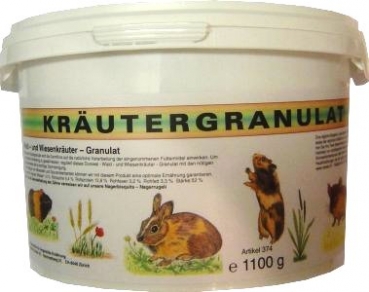 Kräutergranulat Würfel 1100g - Wald- und Wiesenkräuter-Granulat
