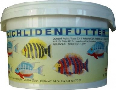 Cichlidenfutter Stäbchen 1100g -  Futter für Afrikanische Buntbarsche
