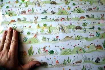Preview: Turnowsky-Kunstdruck Geschenkpapier Tierwelt