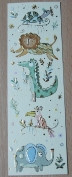 Preview: Turnowsky-Kunstdruck Lesezeichen mit Tieren