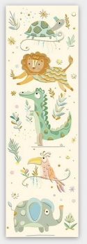 Turnowsky-Kunstdruck Lesezeichen mit Tieren