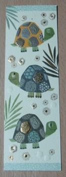 Turnowsky-Kunstdruck Lesezeichen mit Schildkröten