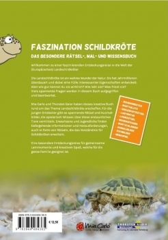 Preview: Faszination Schildkröte - das besondere Rätsel-, Mal- und Wissensbuch