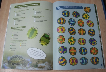 Preview: Faszination Schildkröte - das besondere Rätsel-, Mal- und Wissensbuch