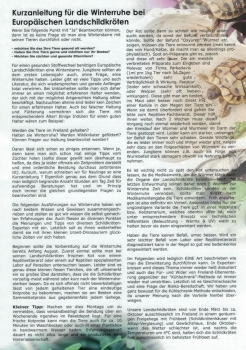 Winterschlafskurzinformation Info 4.Auflage 10/2023