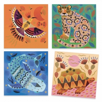 Djeco Stempel: Muster und Tiere mit Pantherschildkröte
