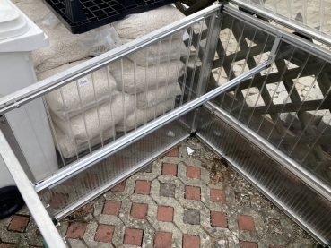 Lampenhalterung für Beckmann Schildkrötenhaus (Stablänge: 1010mm)