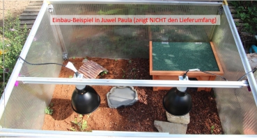 Beleuchtungsset passend für JUWEL Paula Frühbeet mit Lampenhalterung