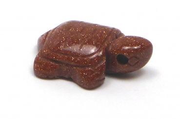 "Marinella" Schildkröten Anhänger aus Goldfluss (3,5 cm)