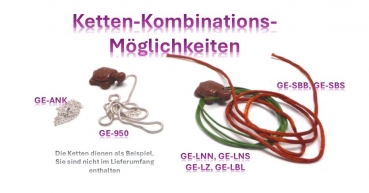 Preview: "Marinella" Schildkröten Anhänger aus Goldfluss (3,5 cm)