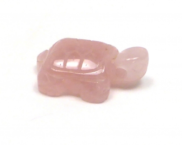 "Marinella" Schildkröten Anhänger aus Rosenquarz (3,5 cm)