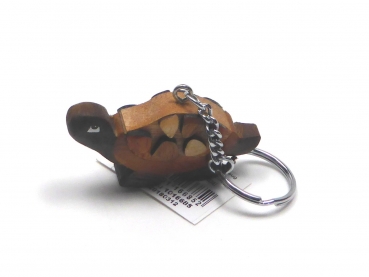 Schildkröten-Schlüsselanhänger aus Holz