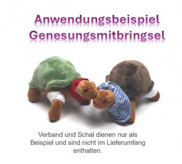 Preview: Stofftier Galapagos-Schildkröten Baby "Tara" braun