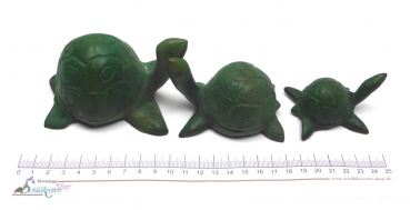 Preview: Holzfigur Afrikanische Pantherschildkröte, Handarbeit Unikate