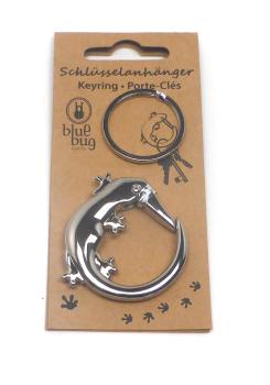 Metallkarabiner "Gecko" Schlüsselanhänger - BlueBug