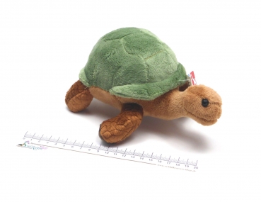 Preview: Stofftier Galapagos-Schildkröten Baby "Tara" grün