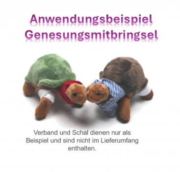 Preview: Stofftier Galapagos-Schildkröten Baby "Tara" grün