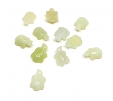 Preview: "Sassary"  Schildkröten Anhänger aus China Jade (2,5 cm)