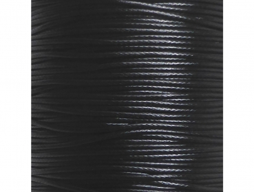 Kordband (schwarz) 1,5 mm x 1 m Meterware