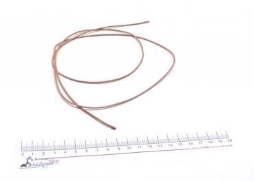 Lederband aus Ziegenleder (natur) ohne Verschluß 1m