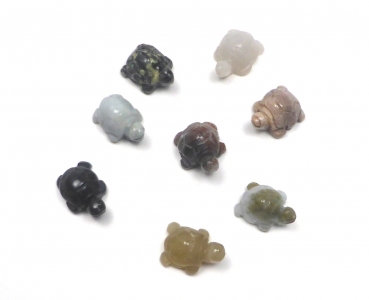 "Pabble" Mini Halbedelstein Schildkröte