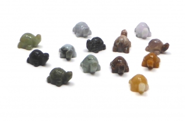 "Pabble" Mini Halbedelstein Schildkröte