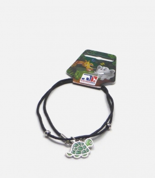 Halskette mit Schildkrötenanhänger aus Metall