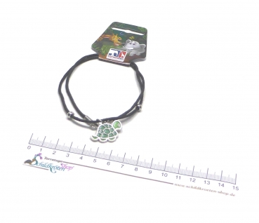 Halskette mit Schildkrötenanhänger aus Metall