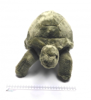 Preview: Stofftier "Herbert" Riesenschildkröte grau-grün