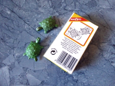 Nostalgie Spielzeug Magnetschildkröten SCHILDA & HILDA