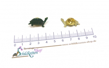Preview: Ansteckpin "Landschildkröte" ca. 2x1,3 cm