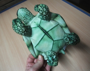Preview: Stofftier "Günnie"  Landschildkröte grün