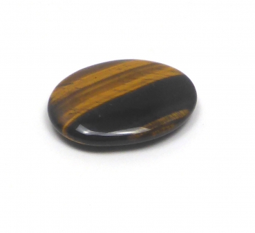 Scheibenstein Tigerauge ca.3-5 x 6 cm groß (braun-schimmernd-gestreift)