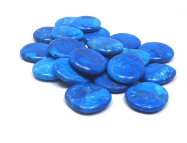 Scheibenstein Türkenit ca. 3-5 x 5 cm groß (blau-türkis)