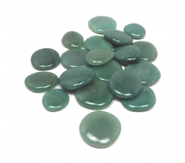 Scheibenstein Aventurin ca. 3-5 x 5 cm groß (grün)