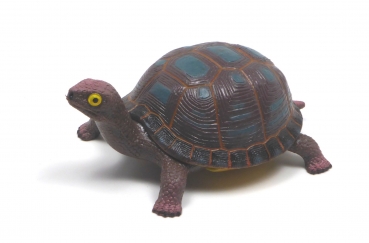 Preview: Kunststoff-Stretch-Figur "Wobble" (dunkelbraun/türkis)