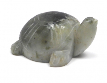 "XXL" Edelstein Schildkröte aus Jadeit (Jade)