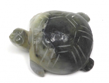 "XXL" Edelstein Schildkröte aus Jadeit (Jade)
