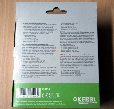 SnailStop Elektrischer Schneckenzaun NEU