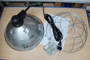 KERBL Infrarotheizstrahler Ø 350 mm, Netzkabel 5 m, Nr. 22729