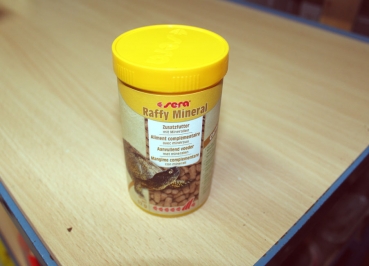 Sera reptil raffy Mineral Mineralfuttersticks für Schildkröten 250ml